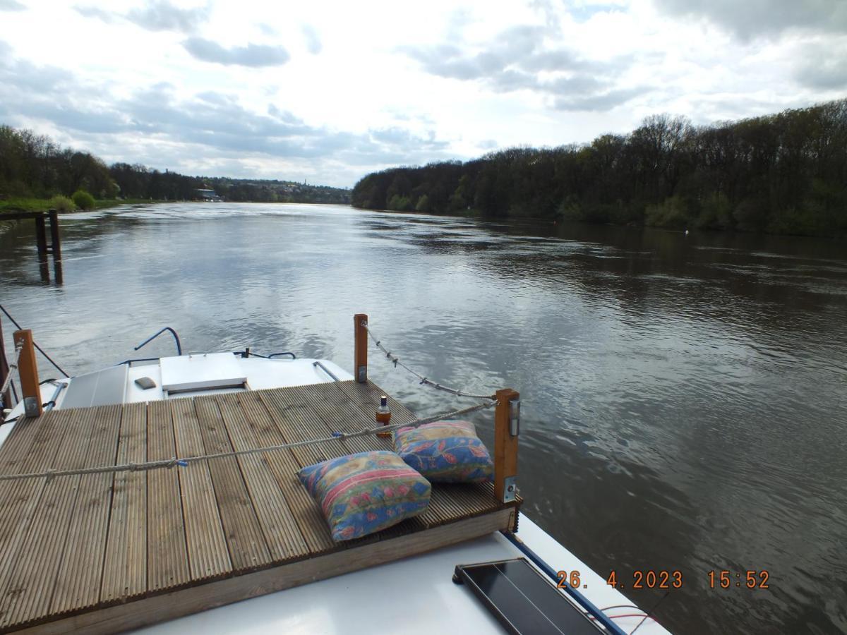 Zouw Hausboat Zakotven -Pouze Ubytovani Roudnice nad Labem Exterior foto